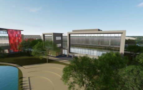 New 3-Story Classroom Building Rendering